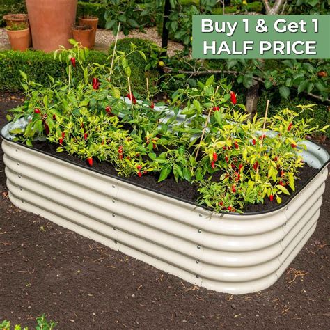 sheet metal raised garden bed|90x60x30 metal raised beds.